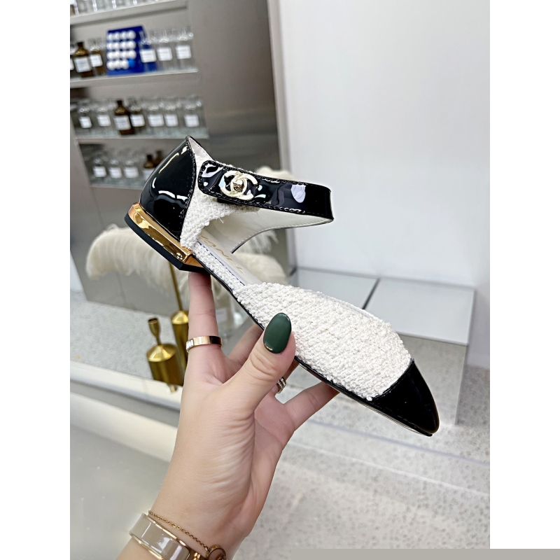 Ch*el flat shoes